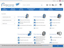 Tablet Screenshot of kugellager-express.de